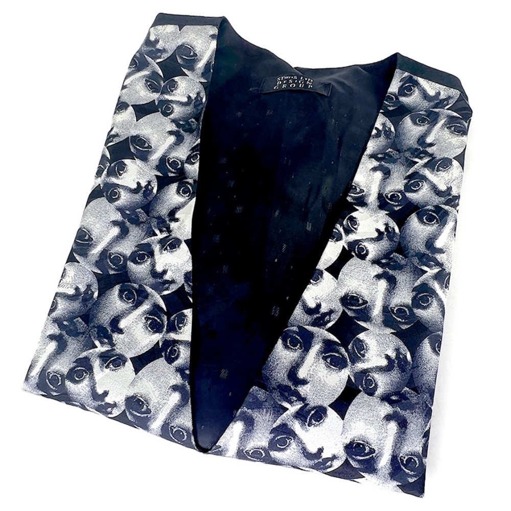 Streets Ltd. "Faces" Vintage Vest
